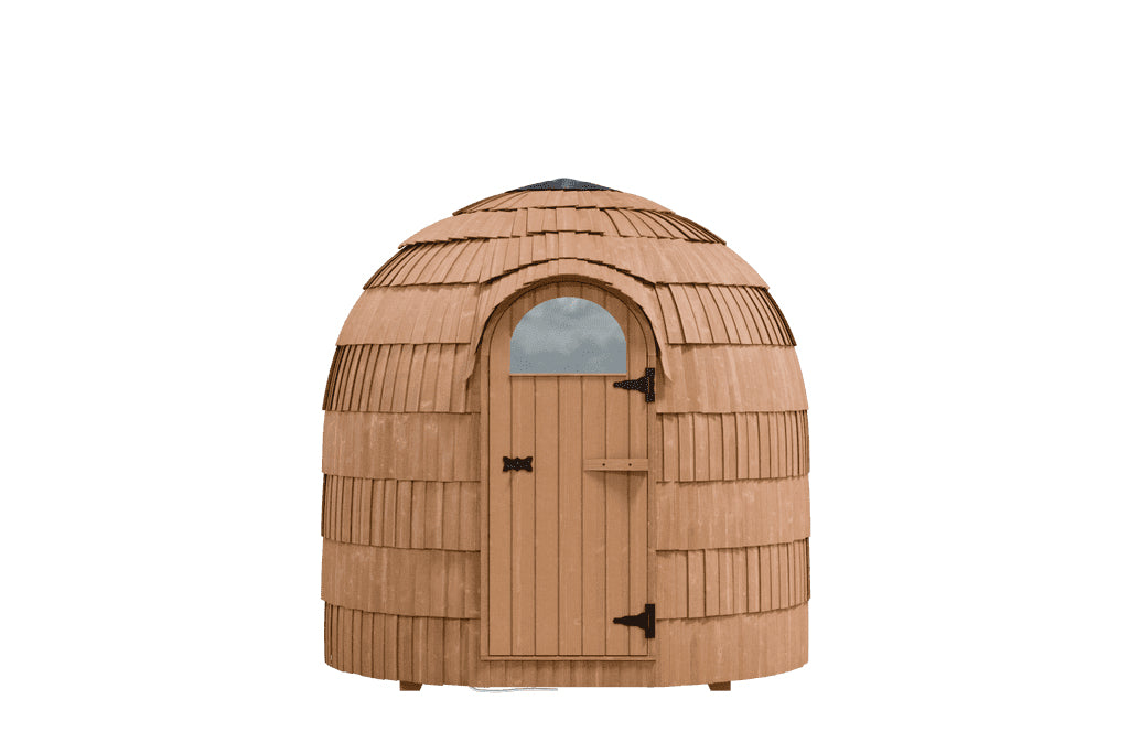 Iglucraft Single Iglusauna 4-Person Fully Assembled Outdoor Sauna