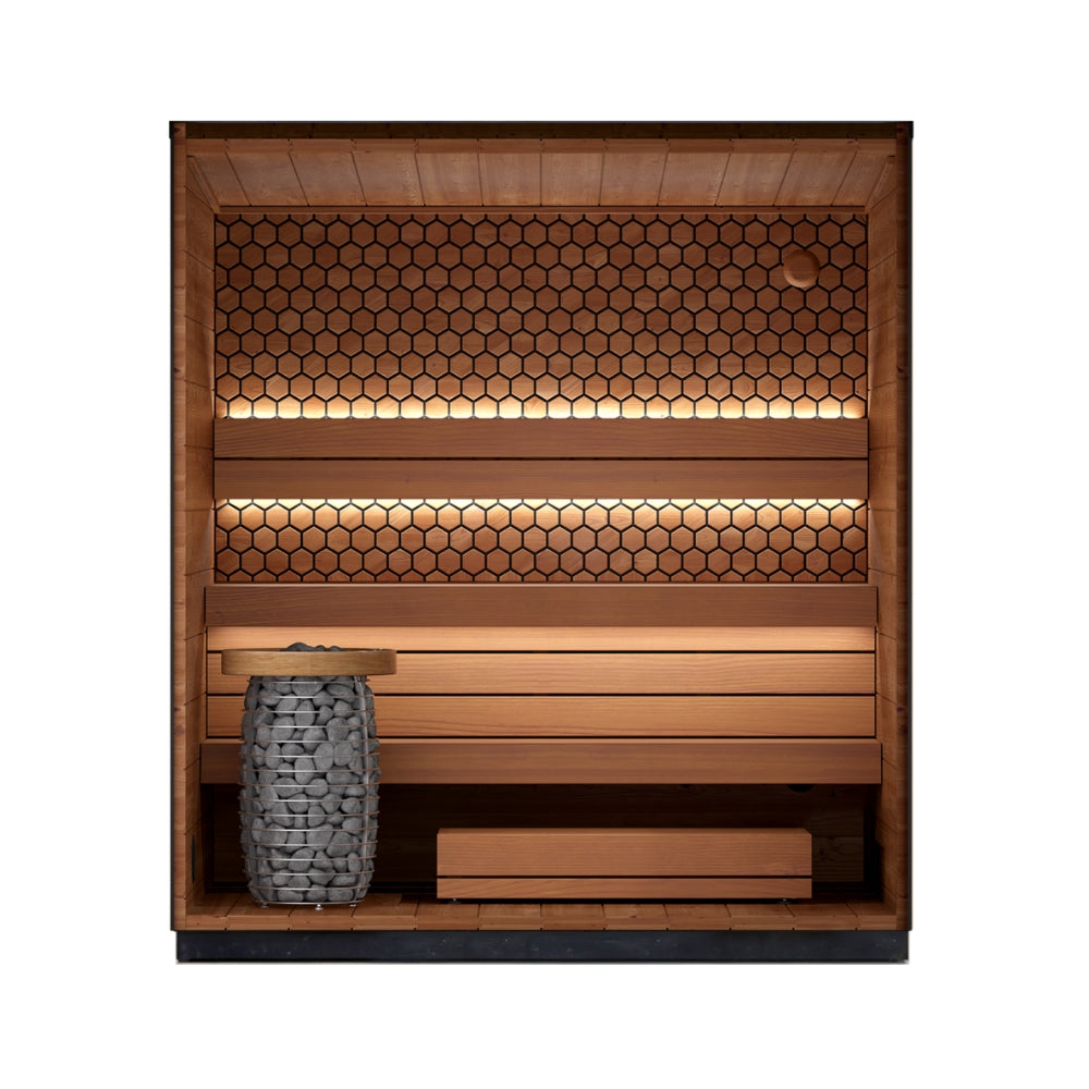 Leil Saunas Viva 210 3-Person Outdoor Sauna