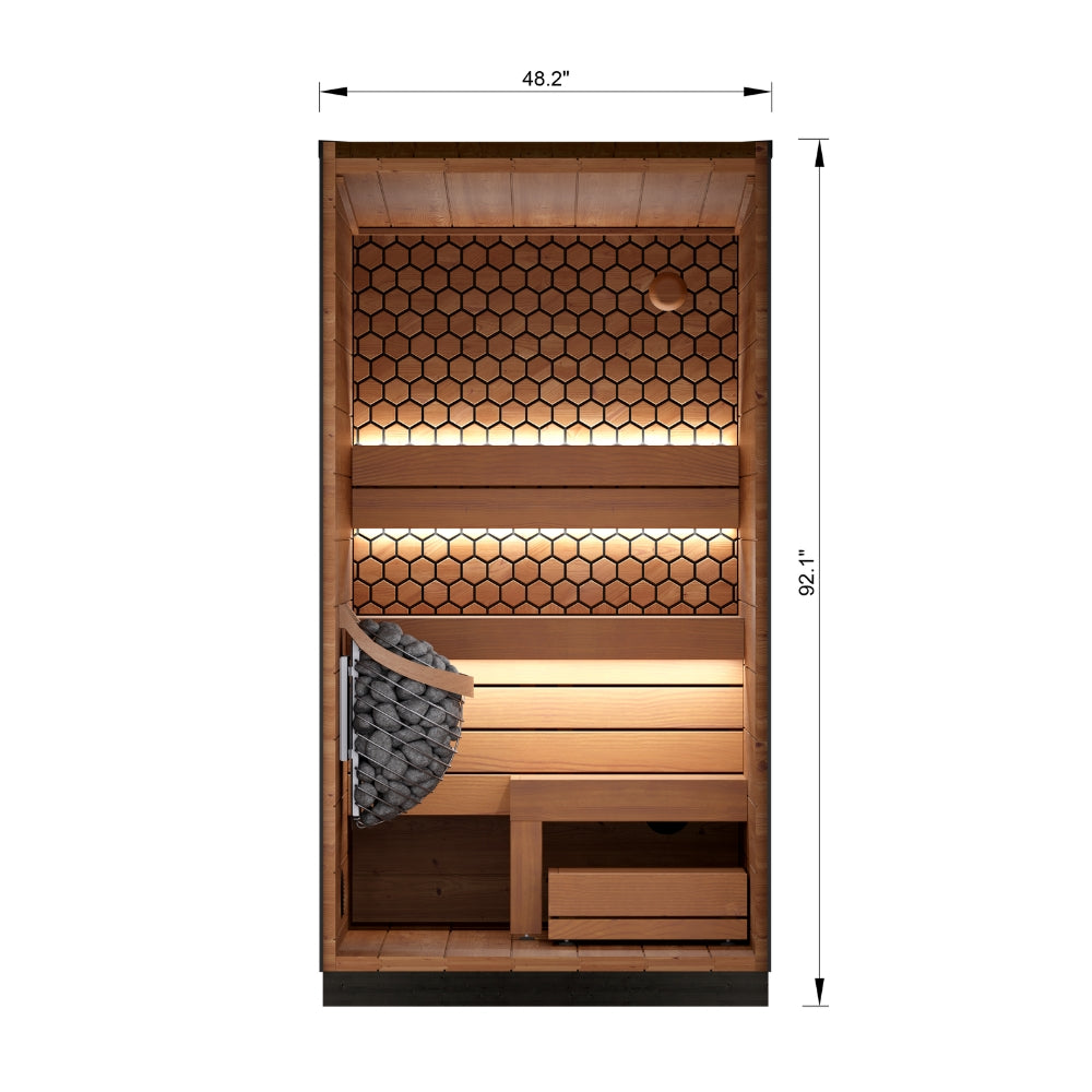 Leil Saunas Viva 120 1-Person Outdoor Sauna