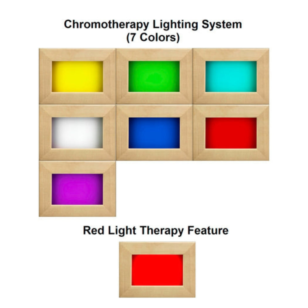 Golden Designs Serena 2-person Full Spectrum Infrared Sauna with Canadian Hemlock