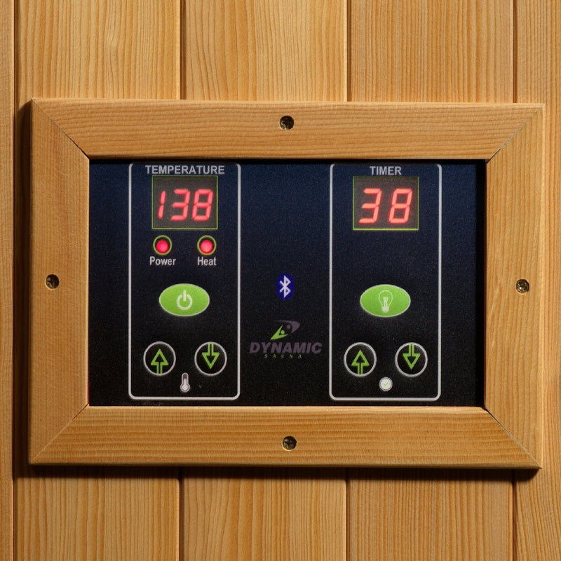 Golden Designs Gracia 1-2 Person Full Spectrum Near Zero EMF Infrared Sauna | DYN-6119-03 FS