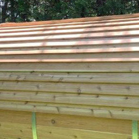 Dundalk Knotty Cedar Bevel Roof