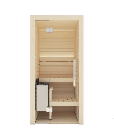 Auroom Cala Glass Mini Sauna (Aspen)-Sauna-Auroom-Nordica Sauna