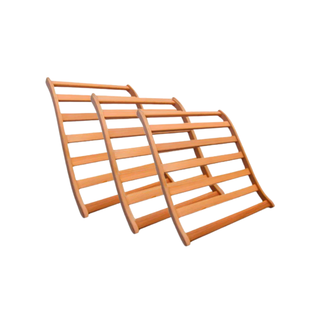 Golden Designs 3-Person Ergonomic Sauna Back Rest in Red Cedar Wood
