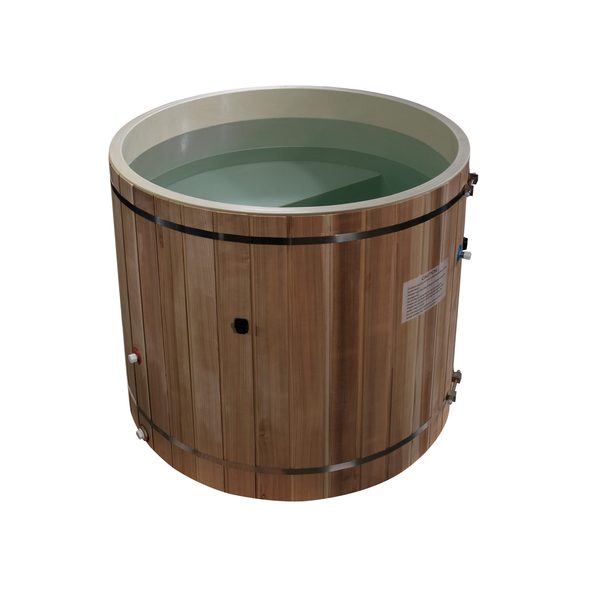 Golden Designs Dynamic Cold Therapy Cedar Barrel Spa – Plastic Tub with Chiller-Cold Plunge Tubs-Golden Designs-Nordica Sauna