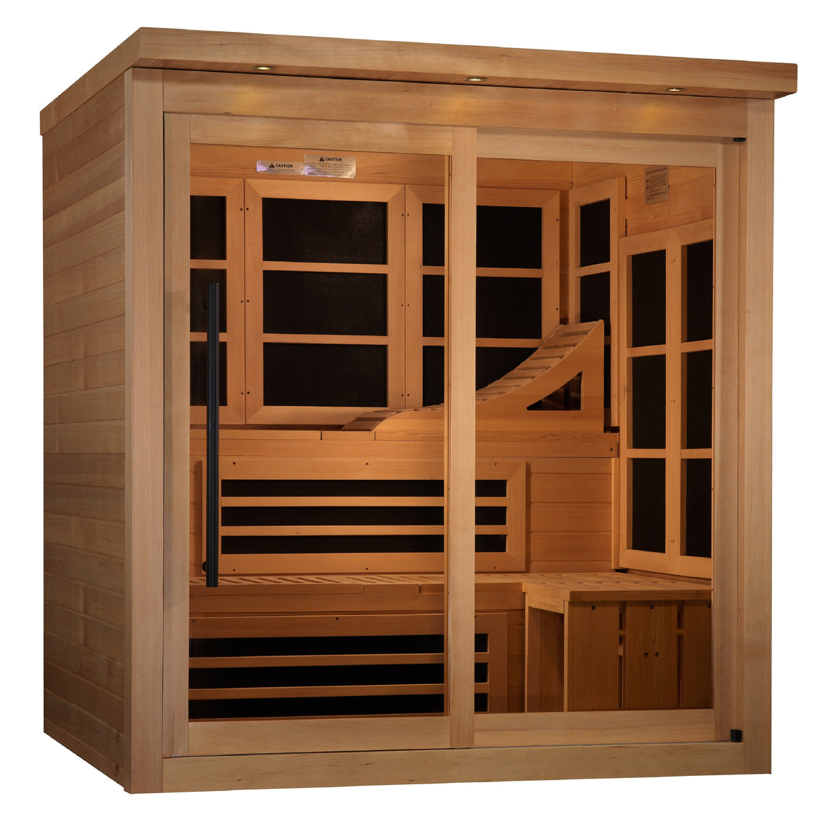 Golden Designs 6-Person Near Zero EMF FAR Infrared Sauna | GDI-6996-02-Sauna-Golden Designs-Nordica Sauna