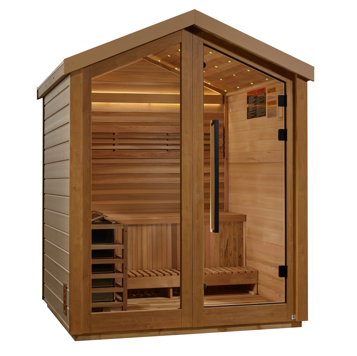 Golden Designs "Savonlinna" 3-Person Outdoor Traditional Sauna-Sauna-Golden Designs-Nordica Sauna