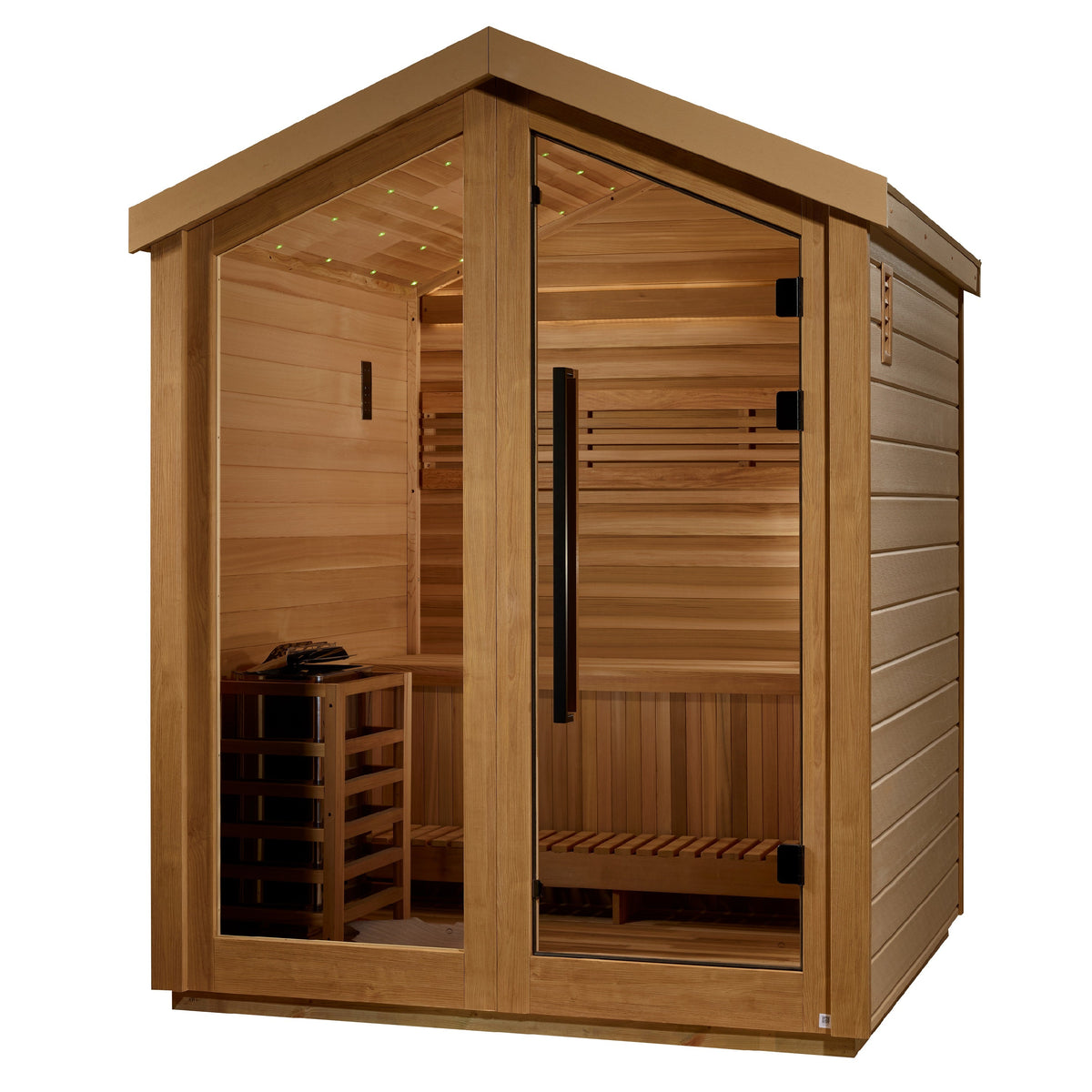 Golden Designs "Savonlinna" 3-Person Outdoor Traditional Sauna-Sauna-Golden Designs-Nordica Sauna
