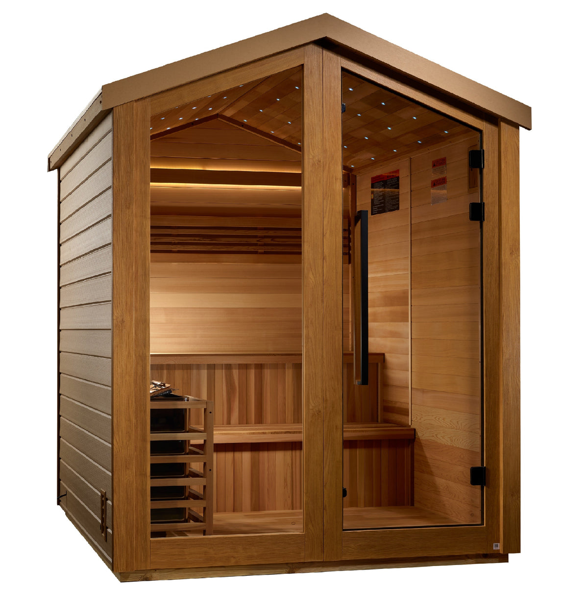 Golden Designs "Kaarina" 6-Person Outdoor Traditional Sauna-Sauna-Golden Designs-Nordica Sauna