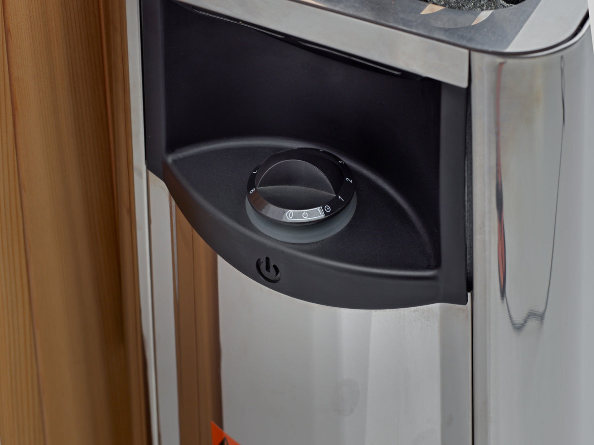 Golden Designs "Toledo" 6-Person Full Spectrum Indoor Hybrid Sauna with Harvia Stove-sauna-Golden Designs-Nordica Sauna