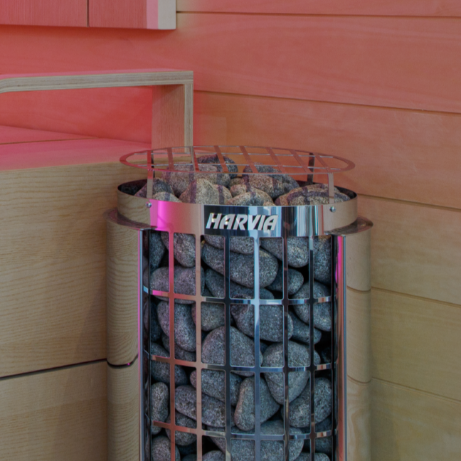 Harvia Cilindro PC90 9kW Sauna Heater with Built-In Controls-Sauna Heater-Harvia-