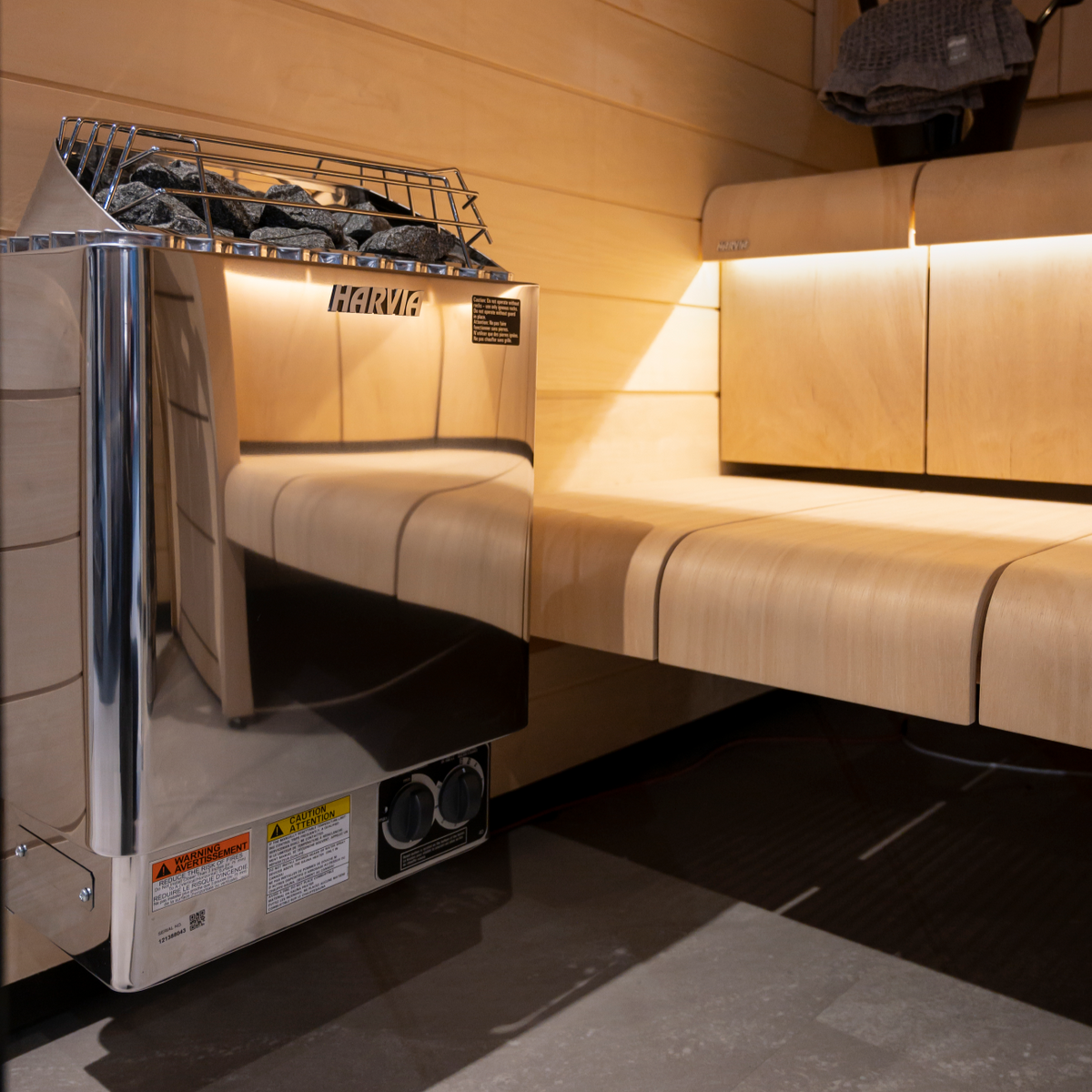 Harvia KIP80B 8kW Electric Sauna Heater with Built-In Controls-Sauna Heater-Harvia-