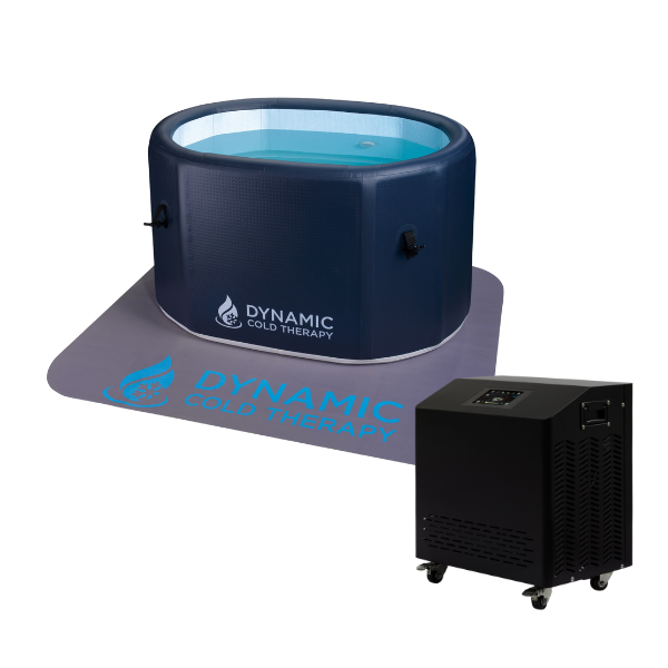 Golden Designs Dynamic Cold Therapy Inflatable Spa Cold Tub with Chiller (Oval)-Hot and Cold Tub-Golden Designs-Nordica Sauna