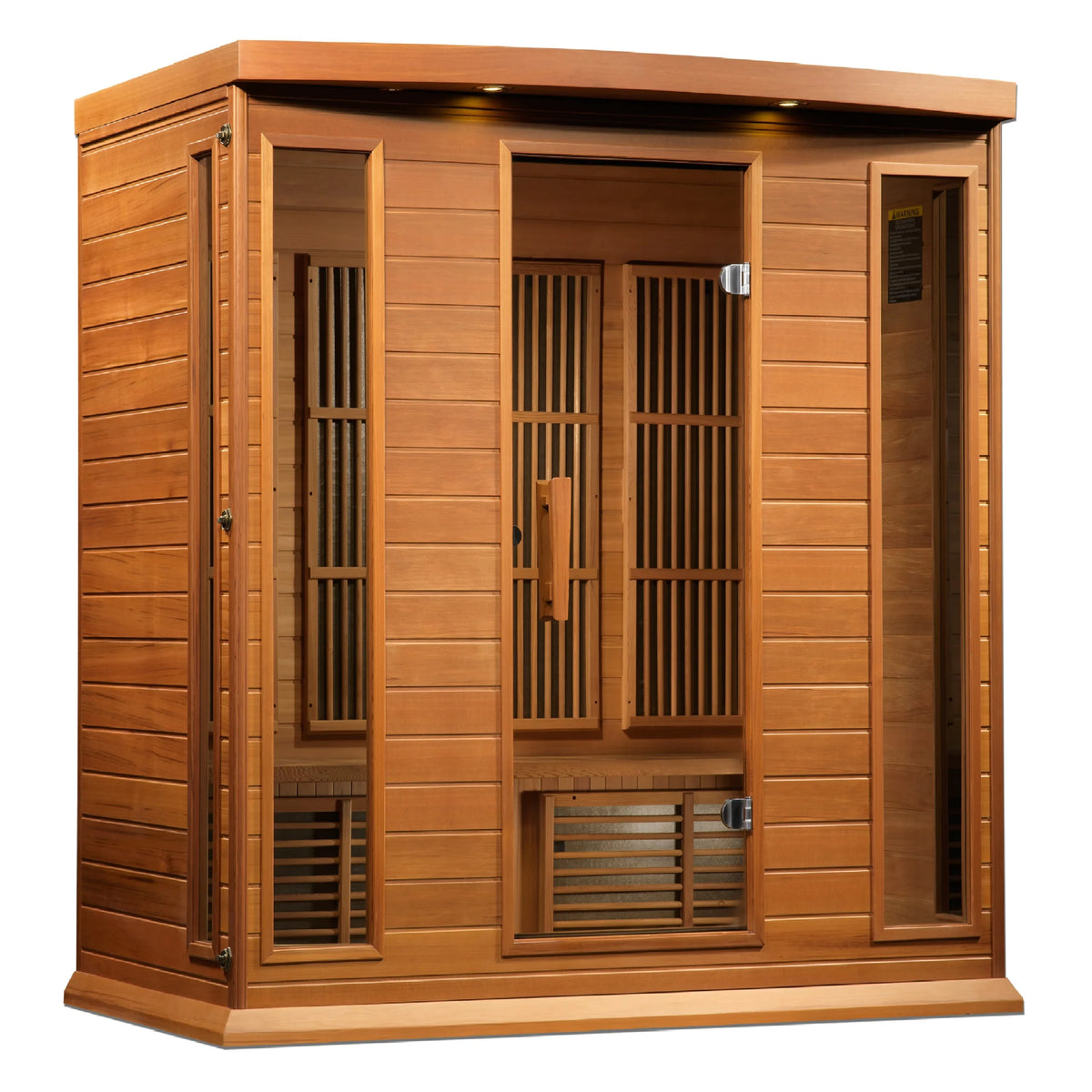 Golden Designs Maxxus 4-Person Low EMF FAR Infrared Sauna Canadian Red Cedar | MX-K406-01 CED