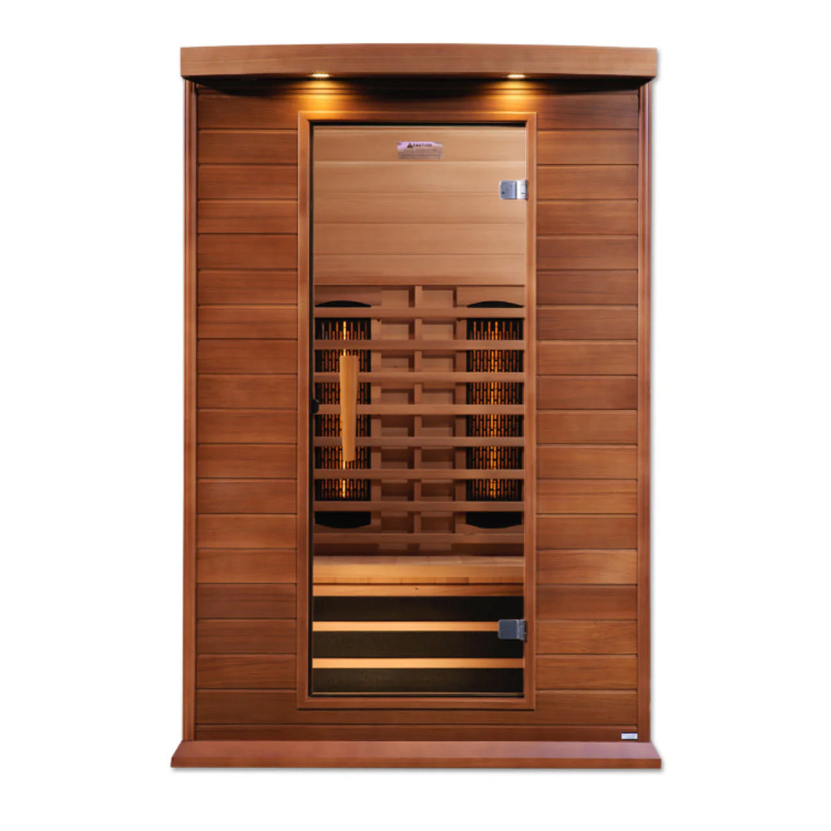 Golden Designs Maxxus 2-Person Full Spectrum Near Zero EMF FAR Infrared Sauna in Canadian Red Cedar | MX-M206-01-FS CED