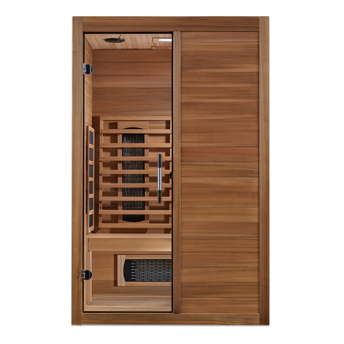 Golden Designs Maxxus S-Line 2-Person Full Spectrum Infrared Sauna with Canadian Hemlock