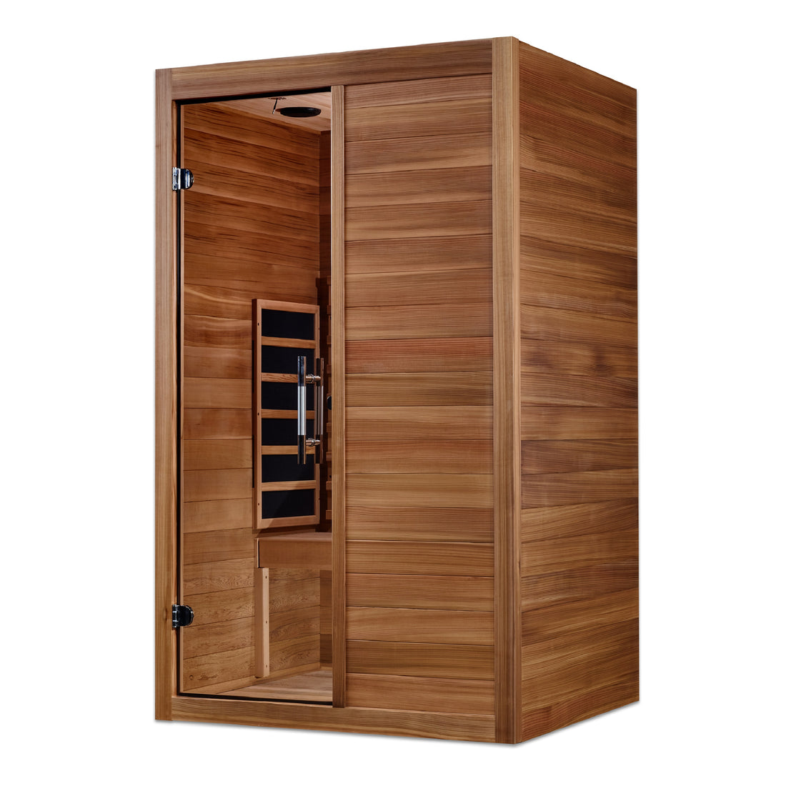 Golden Designs Maxxus S-Line 2-Person Full Spectrum Infrared Sauna with Canadian Hemlock