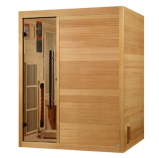Golden Designs "Soria" 3-Person Full Spectrum Indoor Hybrid Sauna with Harvia Stove-sauna-Golden Designs-Nordica Sauna