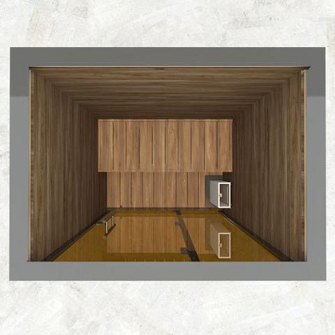 Haljas Hele Nano 2-Person Outdoor Sauna House