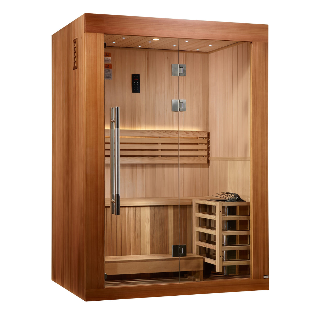 Golden Designs Sundsvall Edition 2-Person Traditional Steam Sauna | GDI-7289-02
