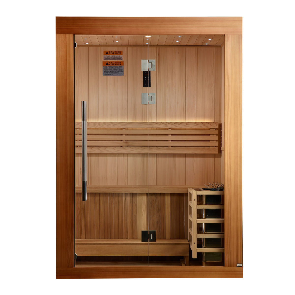 Golden Designs Sundsvall Edition 2-Person Traditional Steam Sauna | GDI-7289-02