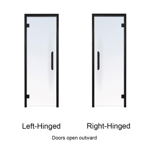 ProSaunas Clear Glass Sauna Door 24x81