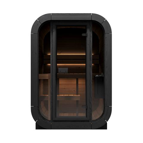 SaunaLife 2-Person Cube-Series Outdoor Home Sauna Kit CL3G