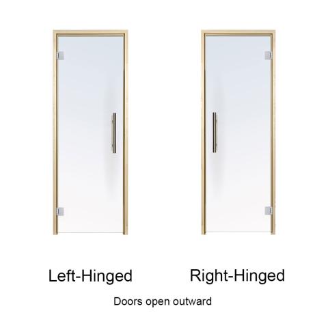 ProSaunas Clear Glass Sauna Door 24x81