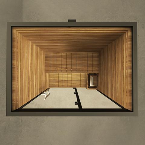 Haljas Hele Nano 2-Person Outdoor Sauna House