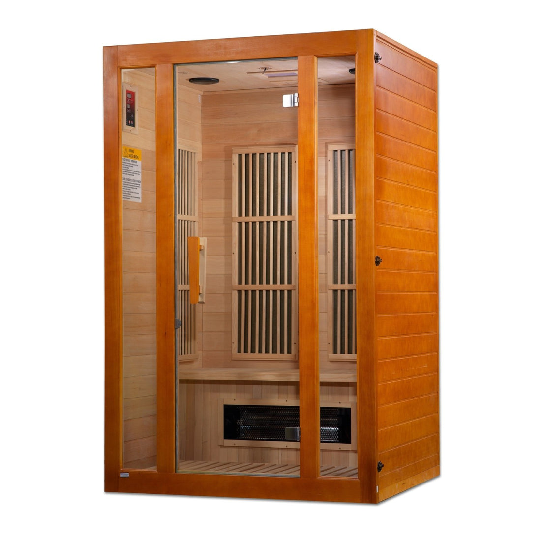 Golden Designs Aspen Maxxus 2-Person Low EMF FAR Infrared Sauna with Hemlock Wood-Sauna-Golden Designs-Nordica Sauna