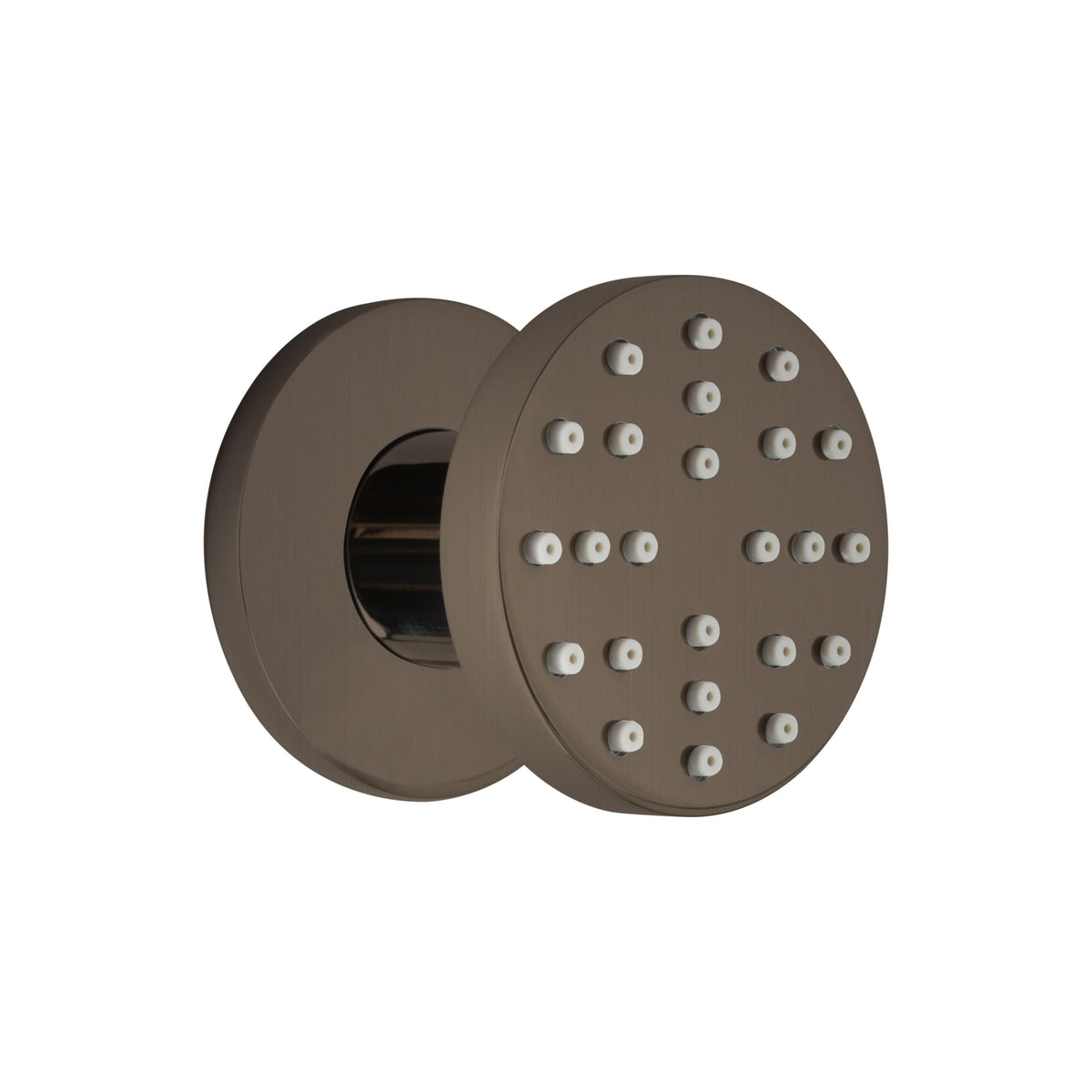 ThermaSol 55mm DIA x 8.5mm. Body Spray Round-Steam Shower Controls & Accessories-ThermaSol-Oil Rubbed Bronze-Nordica Sauna