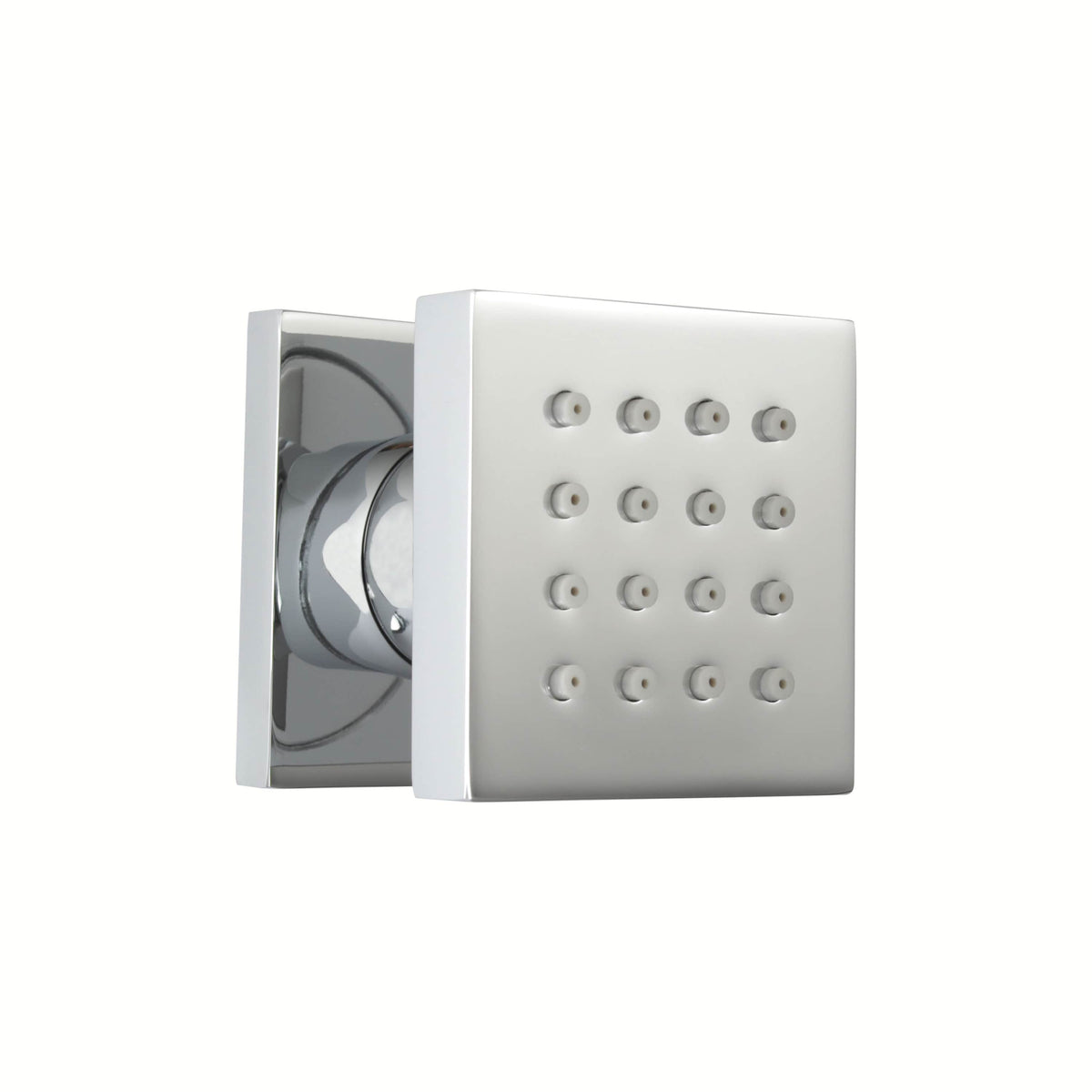 ThermaSol 50mm x 50mm x 10mm, Body Spray Square-Steam Shower Controls & Accessories-ThermaSol-Polished Chrome-Nordica Sauna