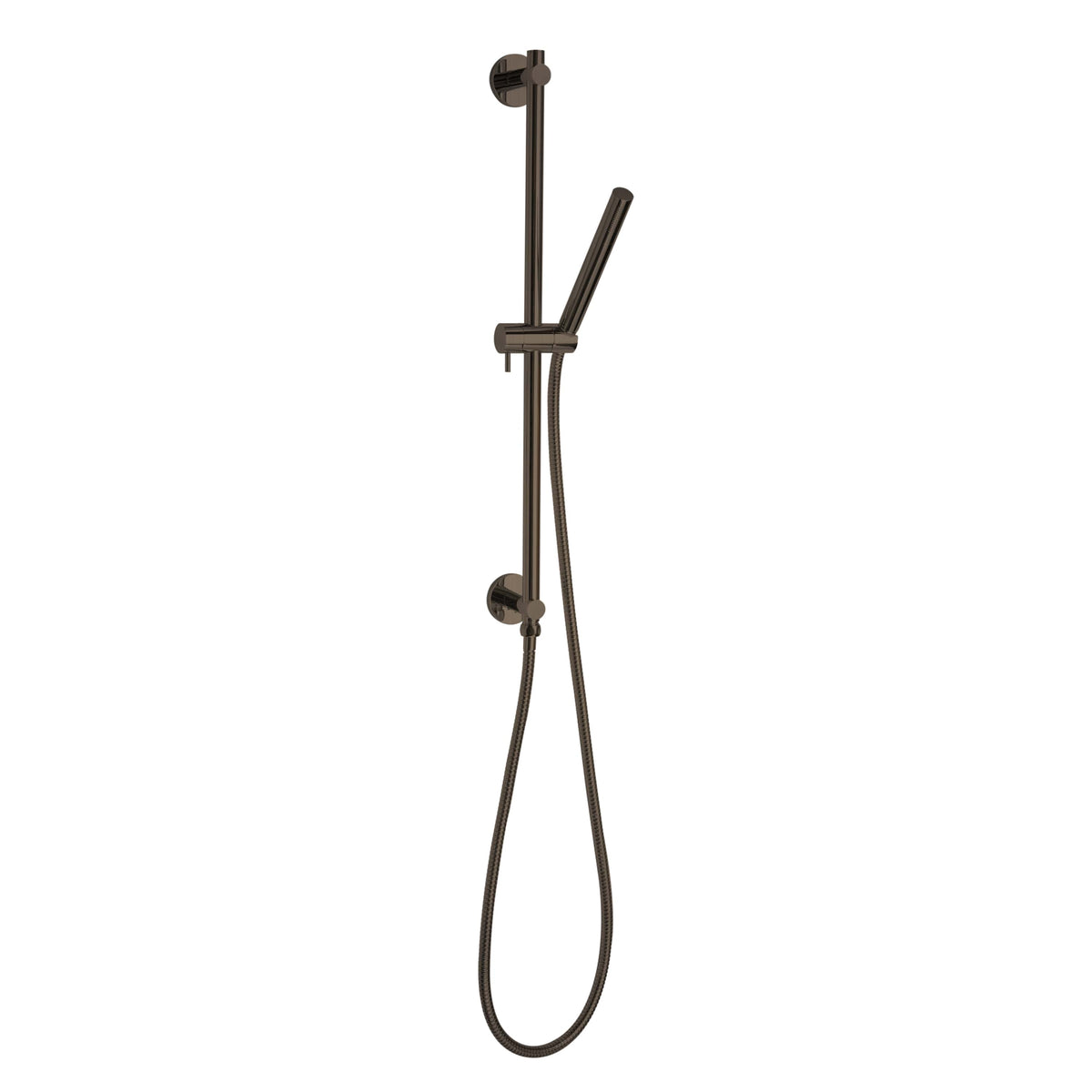 ThermaSol Shower Rail, Hose, and Wand Round-Steam Shower Controls & Accessories-ThermaSol-Oil Rubbed Bronze-Nordica Sauna