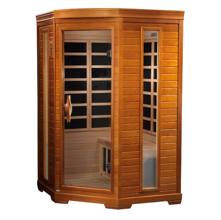 Golden Designs Dynamic "Heming Elite" 2-Person Ultra Low EMF FAR Infrared Sauna | DYN-6225-02 Elite (Corner Unit)-Sauna-Golden Designs-Nordica Sauna