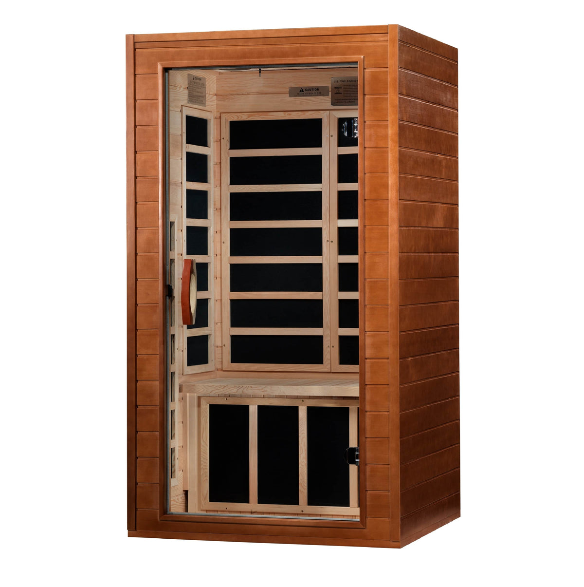 Golden Designs Dynamic "Avila" 1-2 Person Low EMF FAR Infrared Sauna | DYN-6103-01-Sauna-Golden Designs-Nordica Sauna
