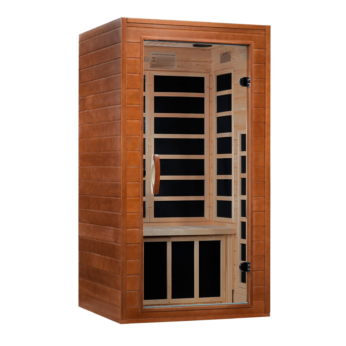 Golden Designs Dynamic "Avila" 1-2 Person Low EMF FAR Infrared Sauna | DYN-6103-01-Sauna-Golden Designs-Nordica Sauna