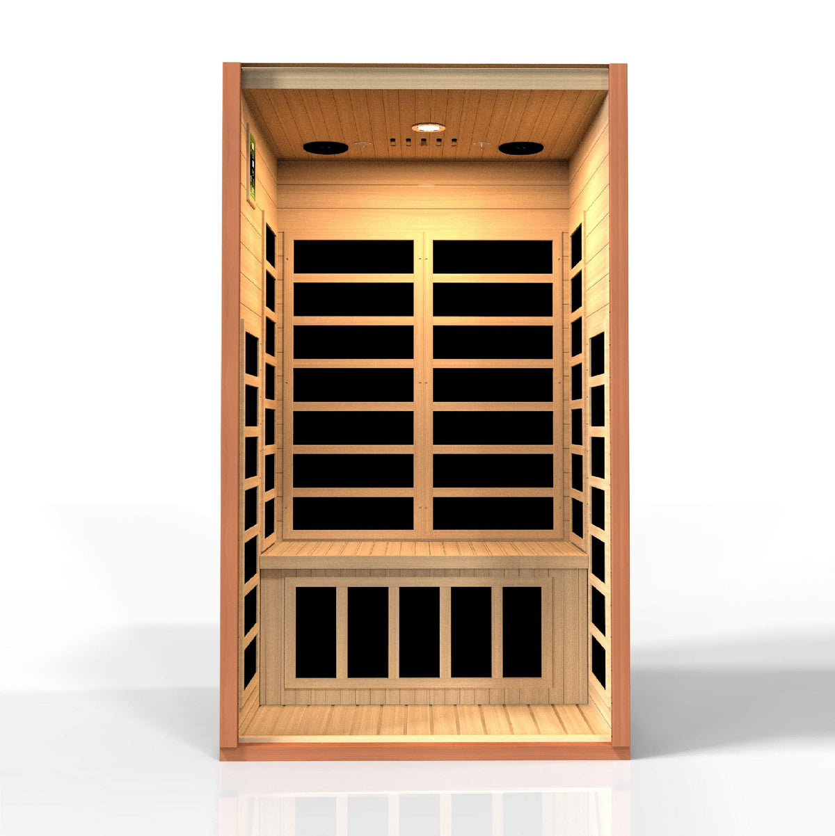 Golden Designs Dynamic "Avila" 1-2 Person Low EMF FAR Infrared Sauna | DYN-6103-01-Sauna-Golden Designs-Nordica Sauna