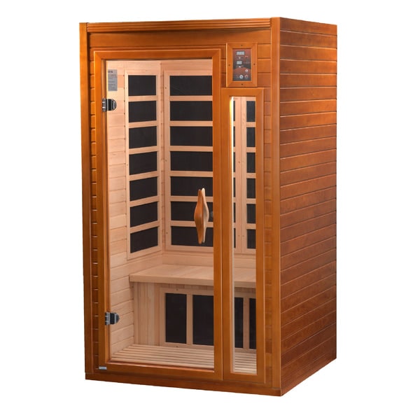 Golden Designs Dynamic "Barcelona Elite" 1-2 Person Ultra Low EMF FAR Infrared Sauna | DYN-6106-01 Elite-Sauna-Golden Designs-Nordica Sauna