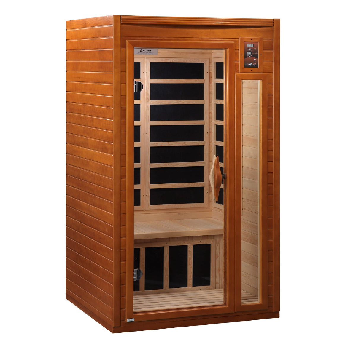 Golden Designs Dynamic "Barcelona Elite" 1-2 Person Ultra Low EMF FAR Infrared Sauna | DYN-6106-01 Elite-Sauna-Golden Designs-Nordica Sauna