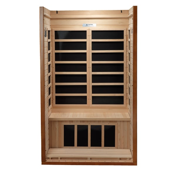 Golden Designs Dynamic "Barcelona" 1-2 Person Low EMF FAR Infrared Sauna | DYN-6106-01-Sauna-Golden Designs-Nordica Sauna