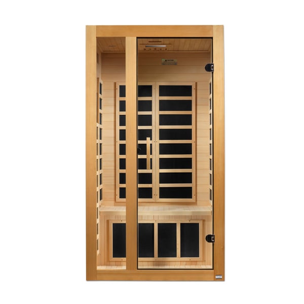 Golden Designs Dynamic "Gracia" 1-2 Person Low EMF FAR Infrared Sauna | DYN-6119-01-Sauna-Golden Designs-Nordica Sauna