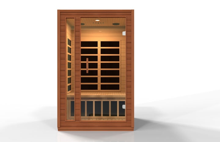 Golden Designs Dynamic "Cordoba" 2-Person Low EMF FAR Infrared Sauna | DYN-6203-01-Sauna-Golden Designs-Nordica Sauna