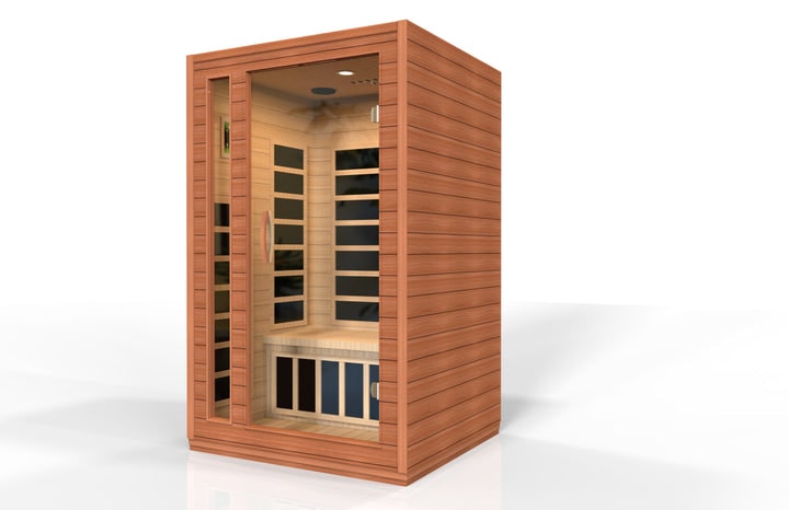 Golden Designs Dynamic "Cordoba" 2-Person Low EMF FAR Infrared Sauna | DYN-6203-01-Sauna-Golden Designs-Nordica Sauna