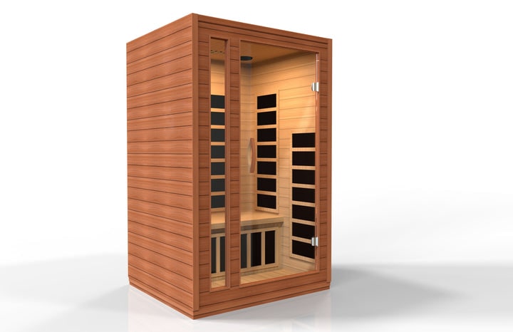 Golden Designs Dynamic "Cordoba" 2-Person Low EMF FAR Infrared Sauna | DYN-6203-01-Sauna-Golden Designs-Nordica Sauna