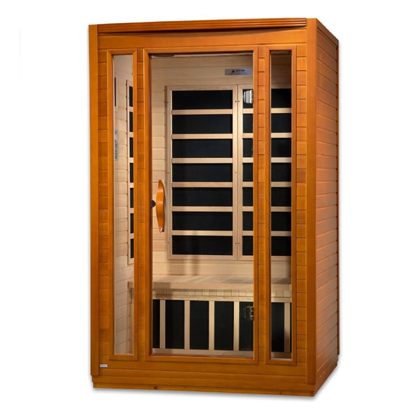 Golden Designs Dynamic "San Marino" 2-Person Low EMF FAR Infrared Sauna | DYN-6206-01-Sauna-Golden Designs-Nordica Sauna