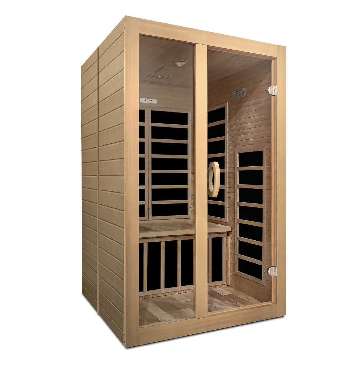 Golden Designs Dynamic "Santiago" 2-Person Low EMF Infrared Sauna | DYN-6209-01-Sauna-Golden Designs-Nordica Sauna