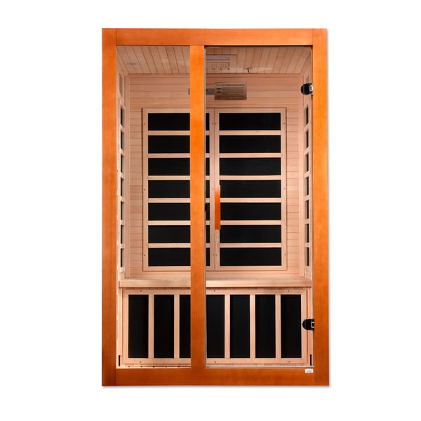 Golden Designs Dynamic "Santiago Elite" 2-Person Ultra Low EMF FAR Infrared Sauna | DYN-6209-02 Elite-Sauna-Golden Designs-Nordica Sauna
