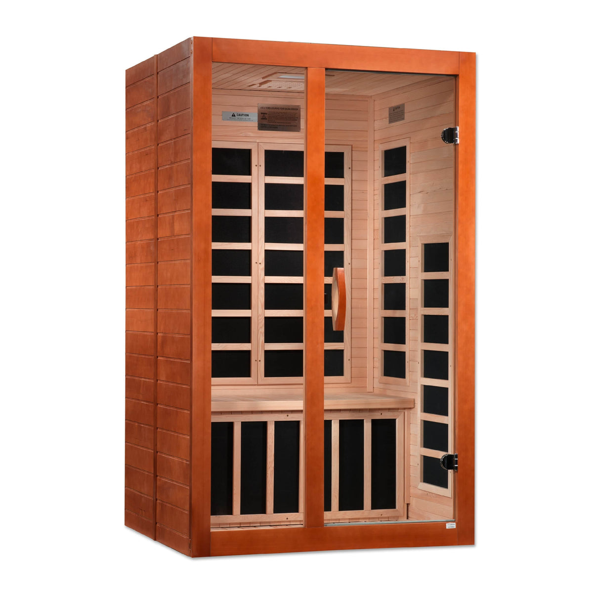 Golden Designs Dynamic "Santiago Elite" 2-Person Ultra Low EMF FAR Infrared Sauna | DYN-6209-02 Elite-Sauna-Golden Designs-Nordica Sauna