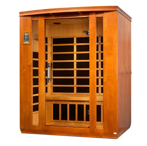 Golden Designs Dynamic "Bellagio" 3-Person Low EMF FAR Infrared Sauna | DYN-6306-02-Sauna-Golden Designs-Nordica Sauna