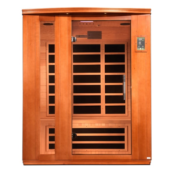Golden Designs Dynamic "Lugano" 3-Person Low EMF FAR Infrared Sauna | DYN-6336-02-Sauna-Golden Designs-Nordica Sauna